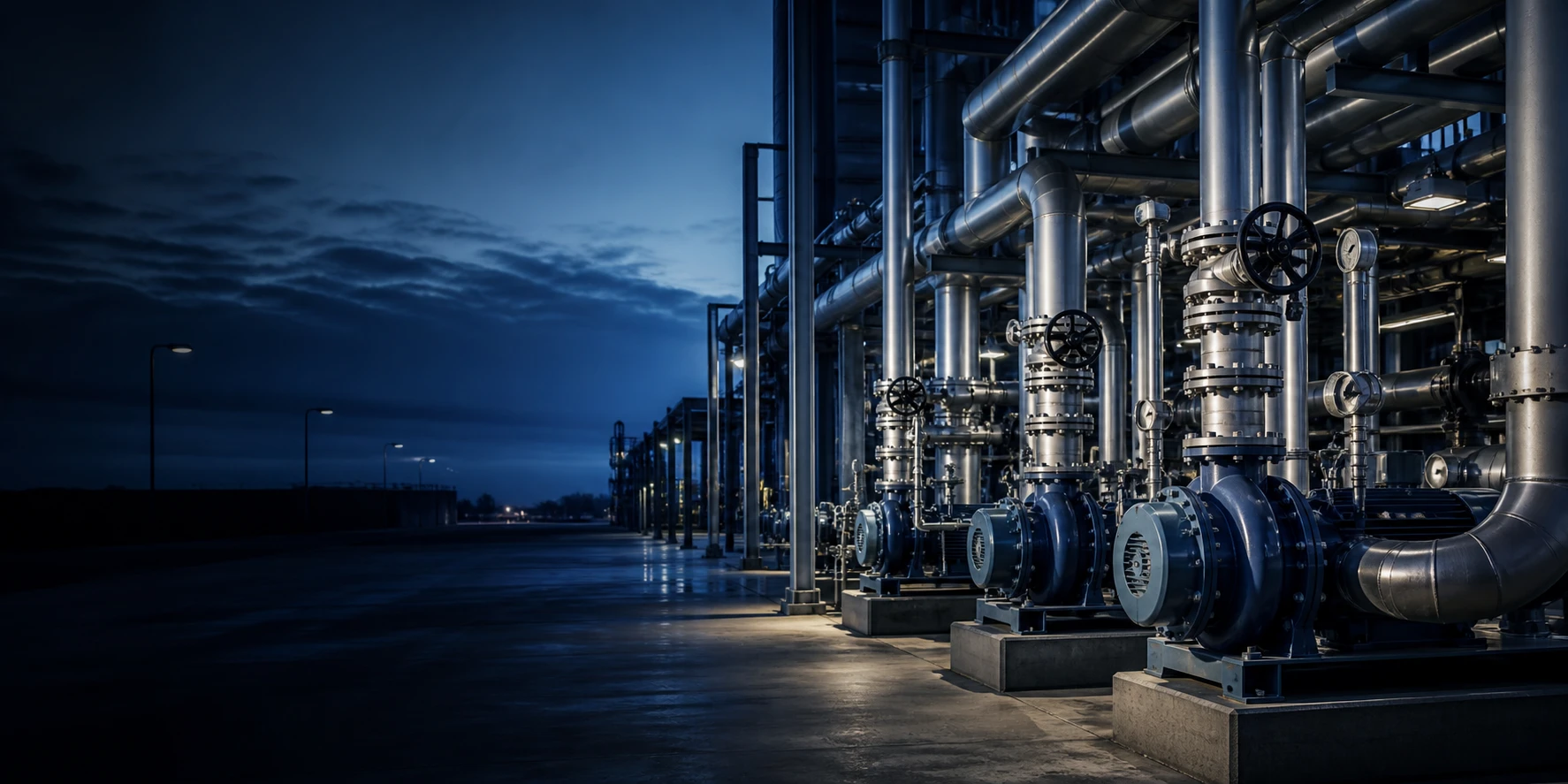 Pipes, Pumps & Valves industrial equipment
